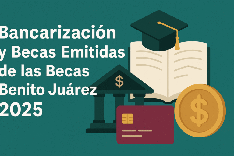 Bancarización y Becas Emitidas de las Becas Benito Juárez 2025