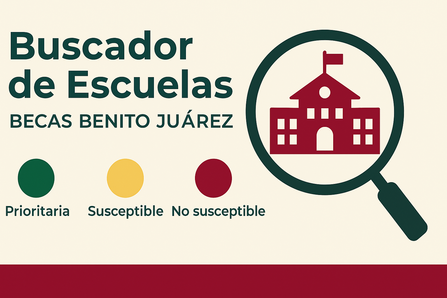Buscador de Escuelas Becas Benito Juárez 2025