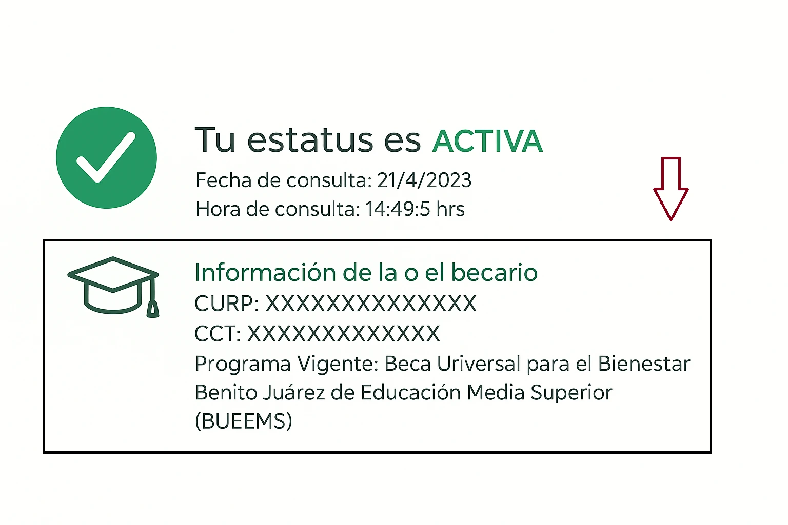 Buscador De Estatus Becas Benito Juárez 2025